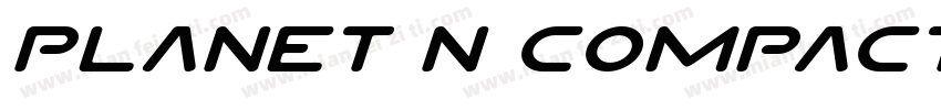 Planet N Compact字体转换